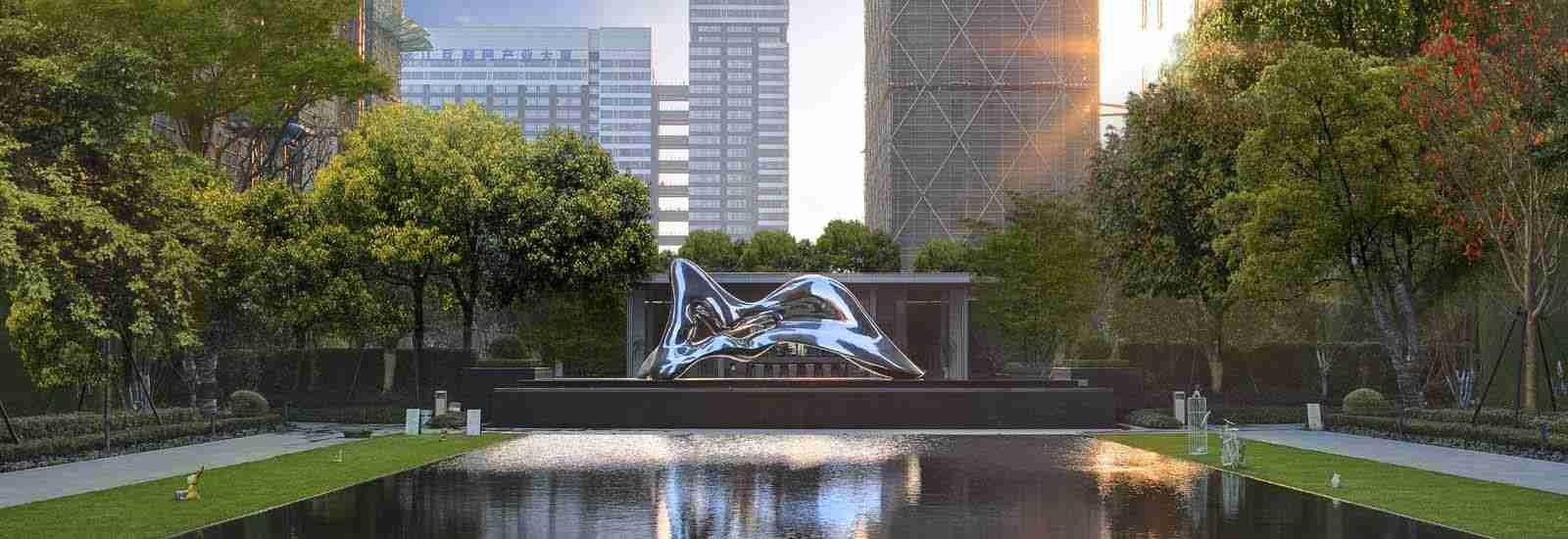 jakość Zewnętrzna rzeźba metalowa fabryka