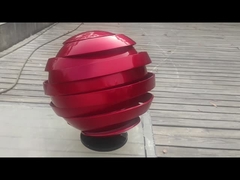 Nowoczesna rzeźba ze stali nierdzewnej, malowana abstrakcyjna rzeźba ze stali nierdzewnej